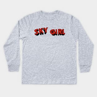 Sky Girl Kids Long Sleeve T-Shirt